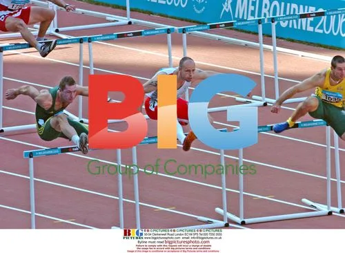 Dean Macey in 110m Hurdles