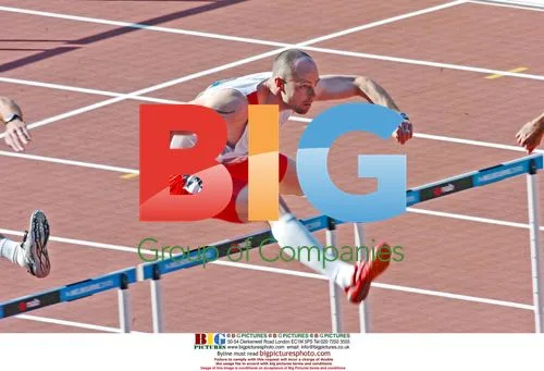 Dean Macey in 110m Hurdles at Commonwealth Games
