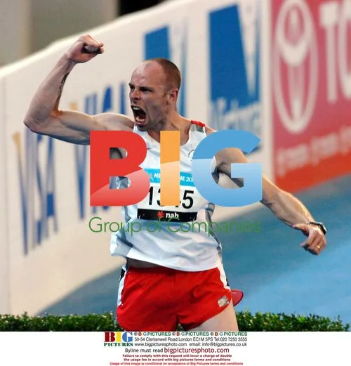 Dean Macey in 110m Hurdles