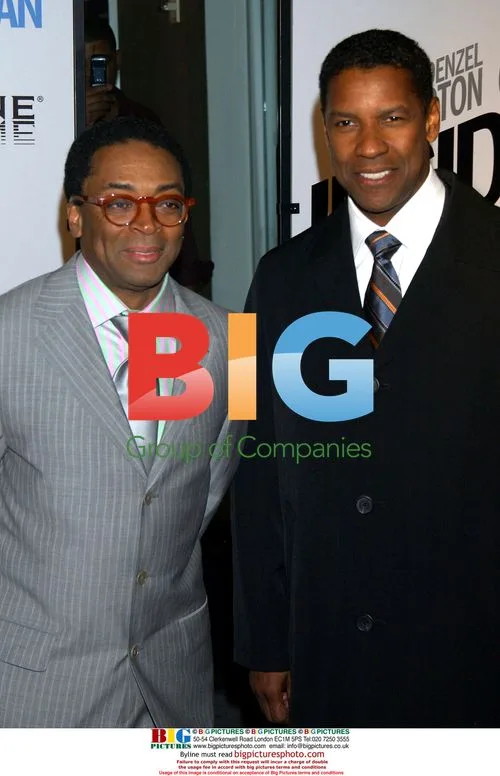 Denzel Washington and Spike Lee at Inside Man Premiere