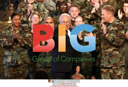 Dick Cheney Addresses Troops at Scott Air Force Base