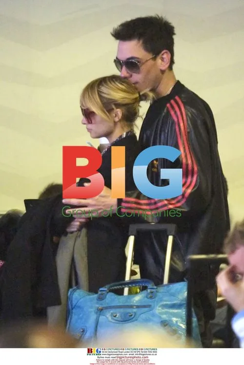 Nicole Ritchie and DJ AM at LAX