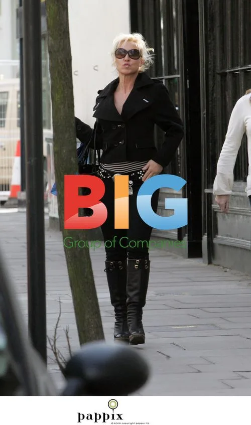 Meg Matthews shopping in North London