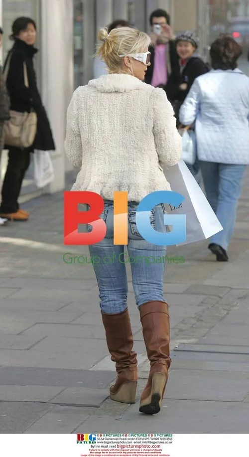 Meg Matthews leaving Dior in London