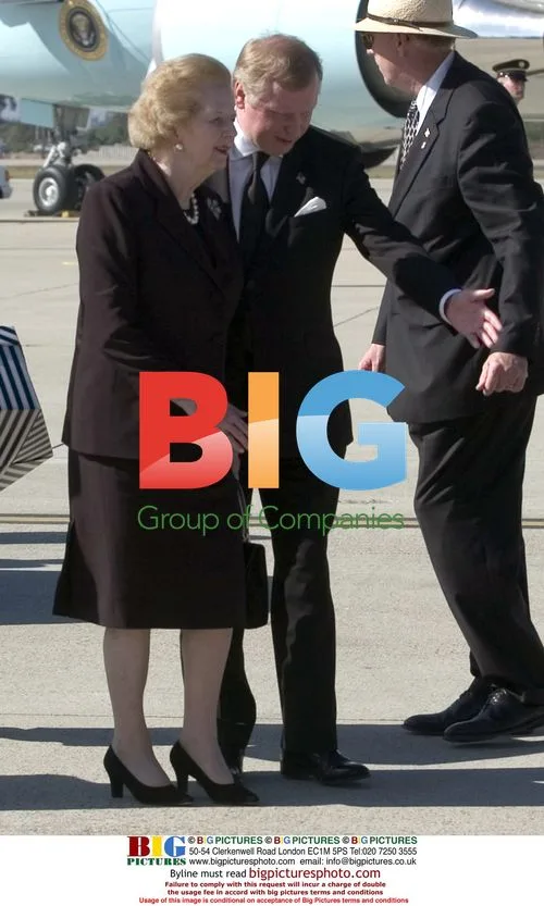 Margaret Thatcher at Reagan Funeral
