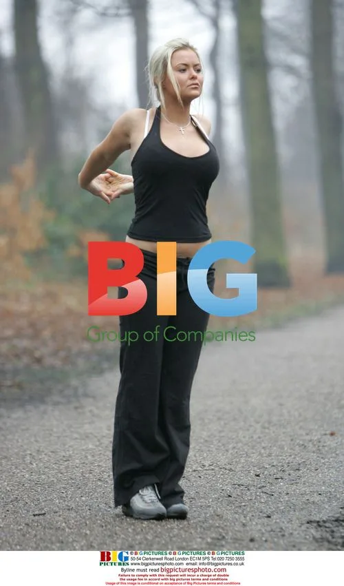 Ebony Goes for Workout in Sheffield