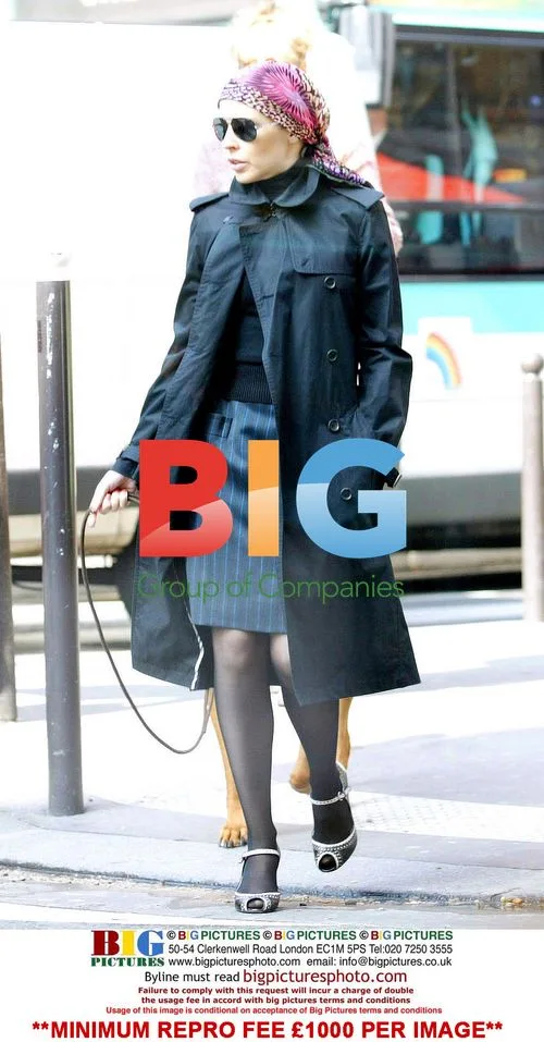 Kylie Minogue Steps Out in Paris