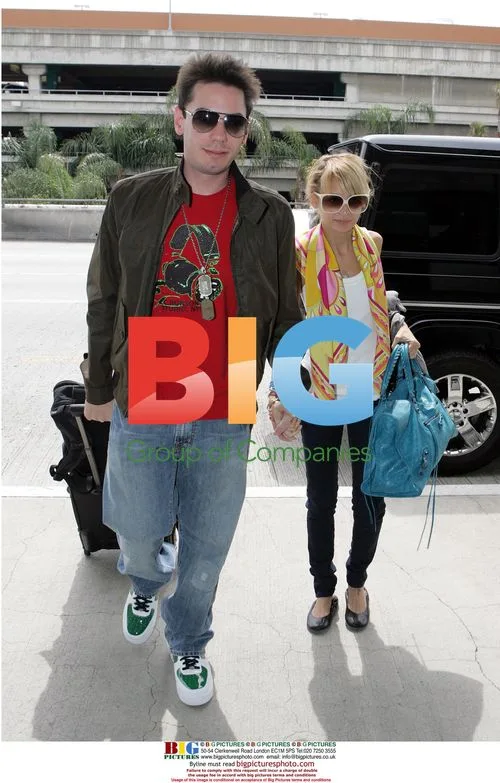 Nicole Richie and DJ AM Spotted at LAX