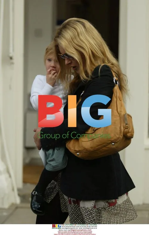 Kate Moss out shopping with daughter in London