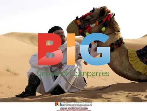 Richard Branson rides camel in Dubai