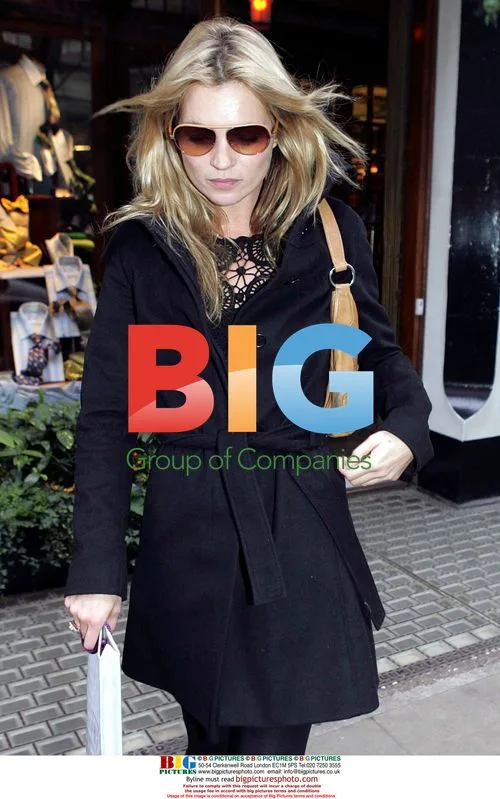 Kate Moss and James Brown go shopping in London