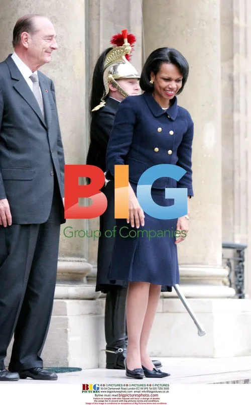 Condoleezza Rice meets French officials in Paris