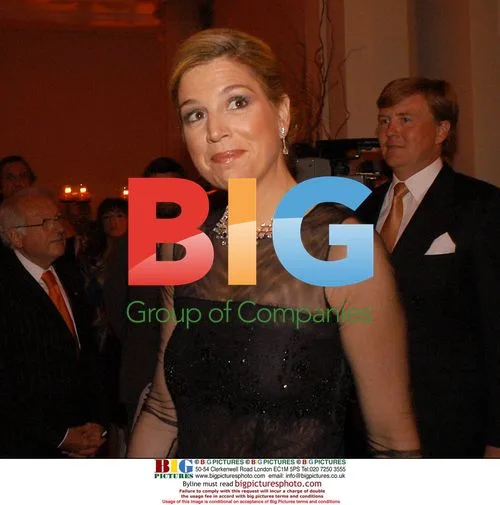 Argentine President Kirchner and Netherland Royals