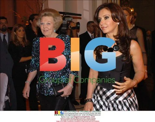 Argentine President with Netherlands Royals