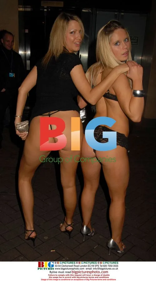 Glamour Models Leaving Popstar Party in London