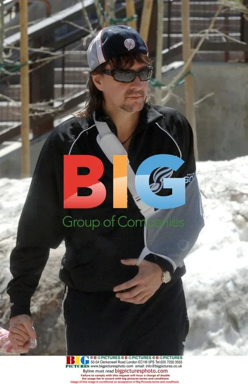 Richie Sambura with Denise Richards and daughter Ava in Mammoth Lakes
