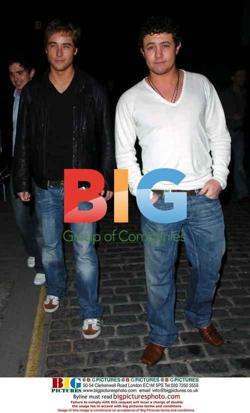 Actor Marcus Patric leaving Hollyoaks party