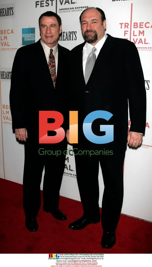 Travolta and Gandolfini at Tribeca Film Festival