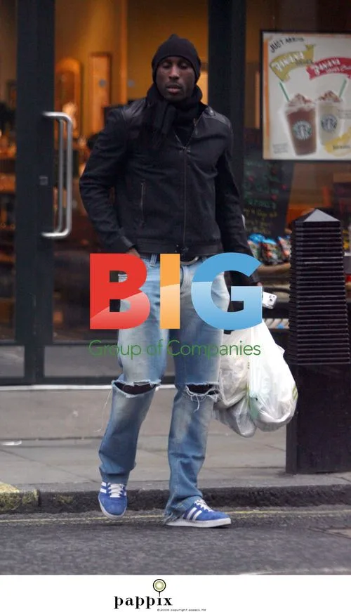 Sol Campbell shops at Waitrose in London