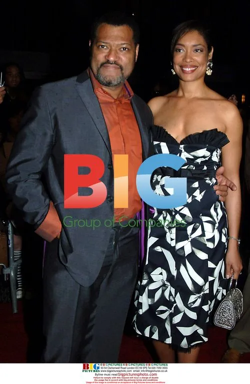 Laurence Fishburne and Gina Torres at Mission Impossible III Premiere
