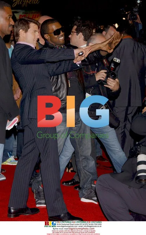 Tom Cruise and Kanye West at 'Mission Impossible III' Premiere