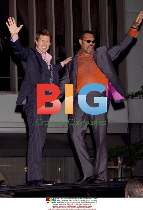 Tom Cruise and Laurence Fishburne at 'MI3' NYC Premiere