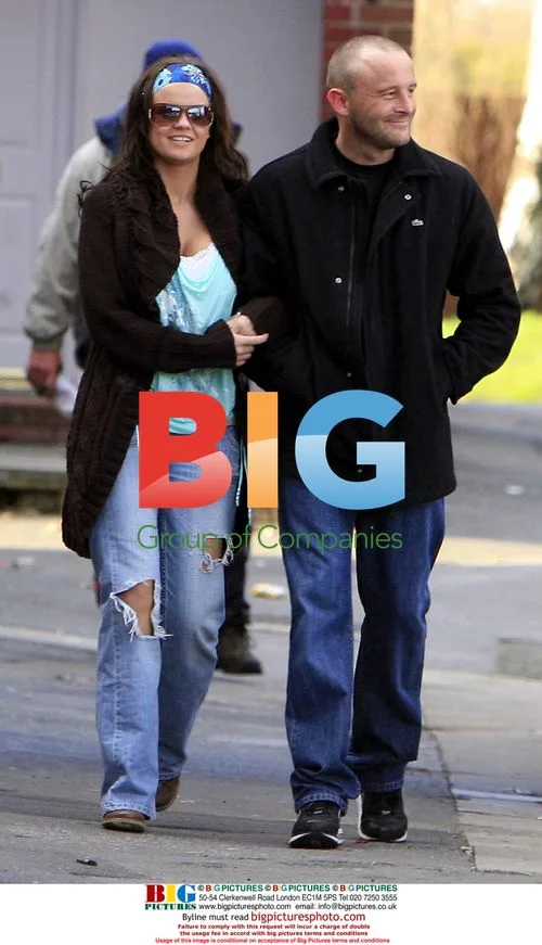 Kerry Katona and Mark Croft Shopping in Manchester
