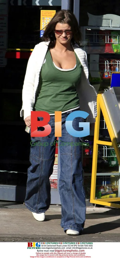 Kerry Katona out in Warrington