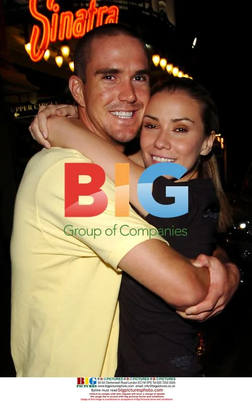 Kevin Pietersen and Jessica Taylor at Movida Nightclub