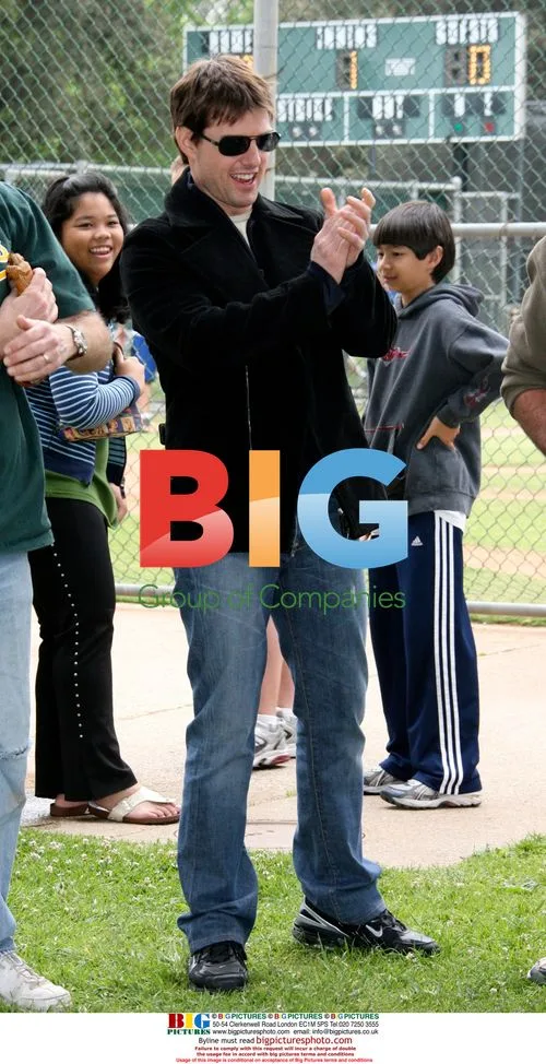 Tom Cruise at son Connor's baseball game