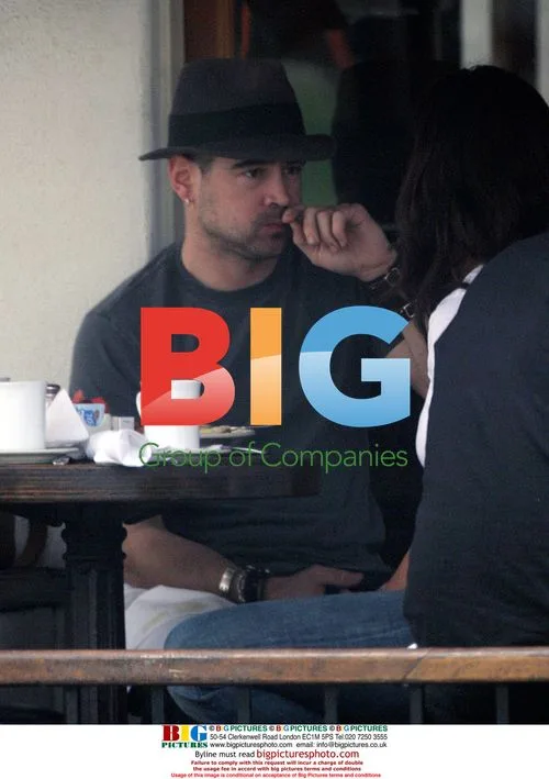 Colin Farrell lunches with mystery woman