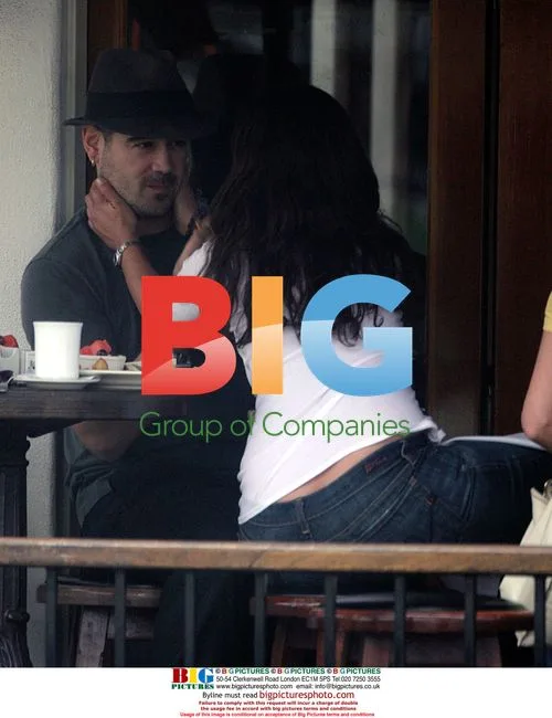 Colin Farrell lunches with mystery woman
