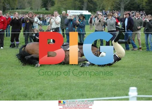 Pippa Funnell Falls at Badminton 2006