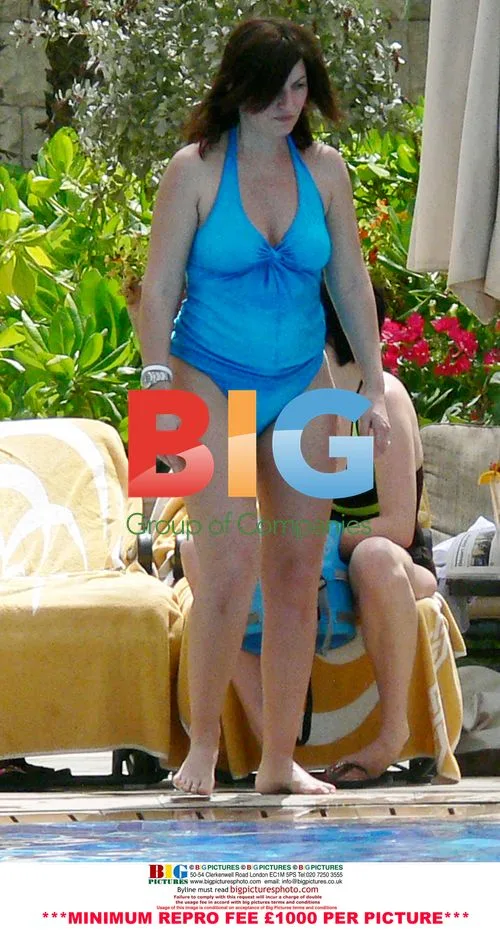 Davina McCall on Holiday in Dubai
