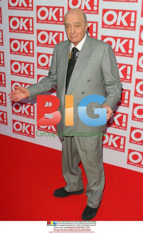 Mohammad Al Fayed at OK magazine party