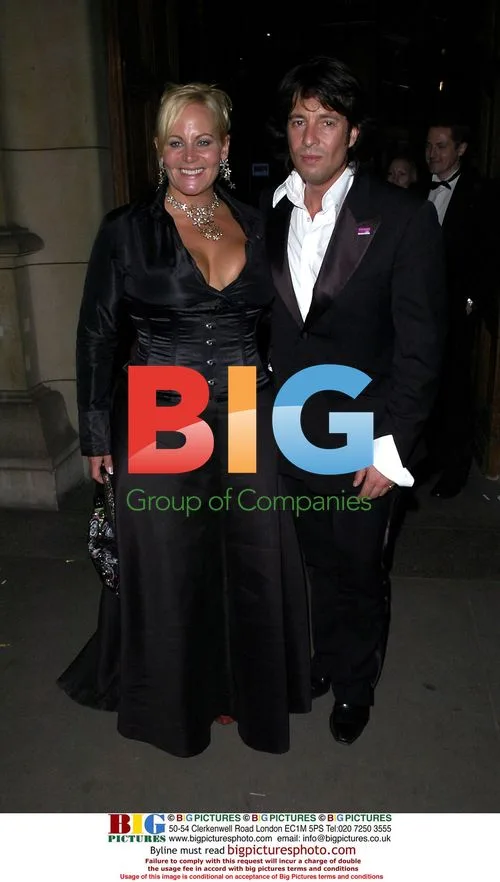 Laurence Llewelyn-Bowen and wife Jackie at The Biba Ball