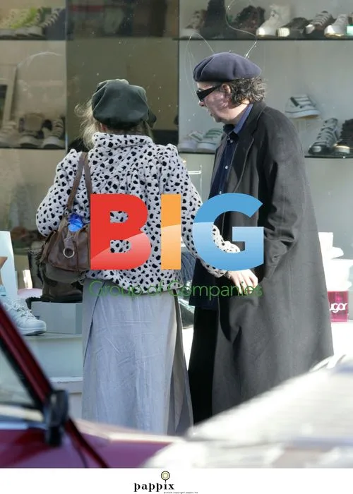 Tim Burton and Helena Bonham Carter Out in London