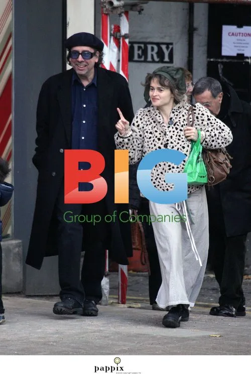 Tim Burton and Helena Bonham Carter in London