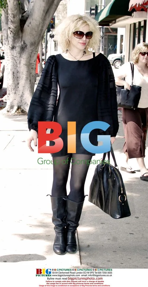 Courtney Love Shopping in Beverly Hills