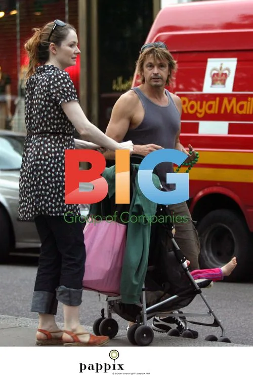 Peter O'Brien out with family in London