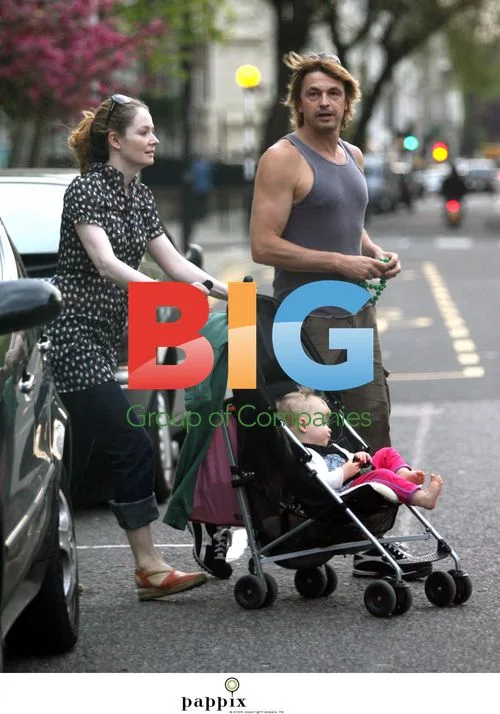 Peter O'Brien Out with Family in London