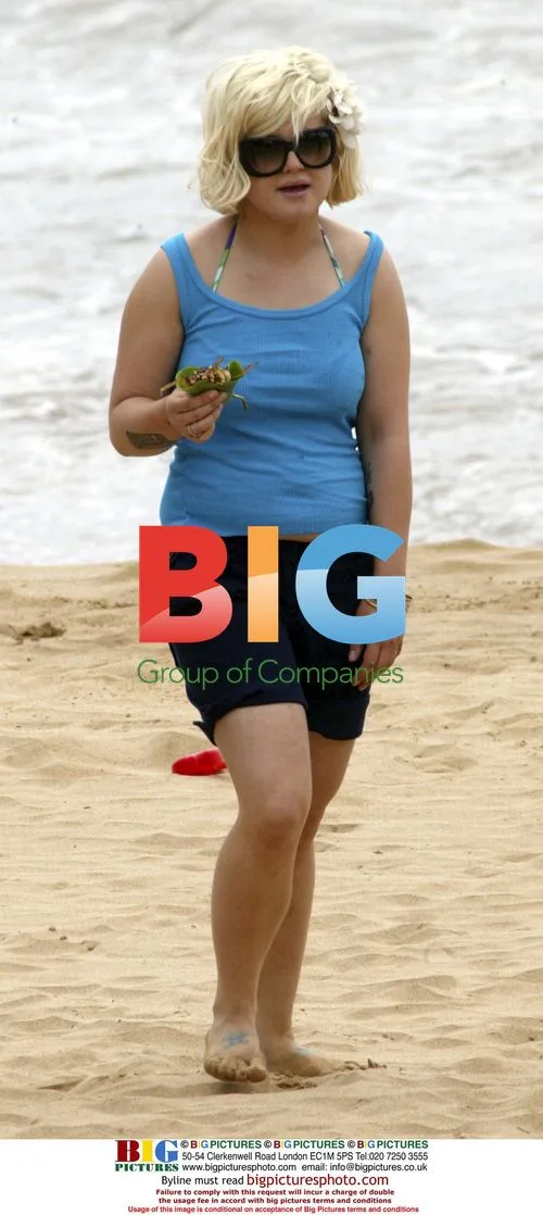 Kelly Osbourne Spends Day at Beach with Boyfriend