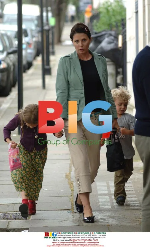 Sadie Frost with children at birthday party