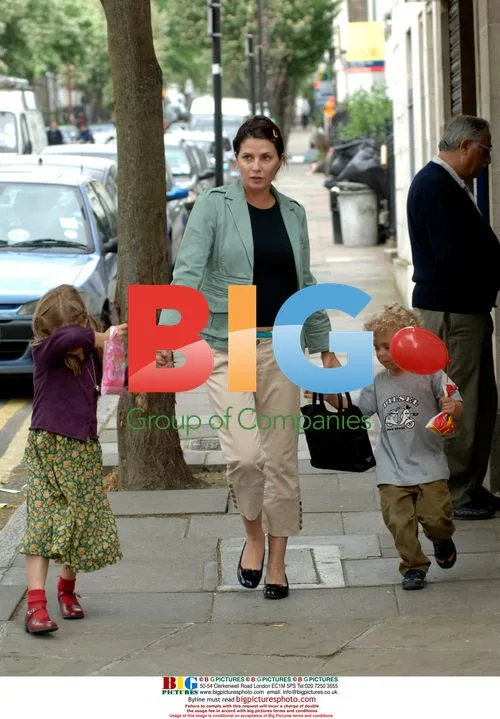 Sadie Frost with children at birthday party