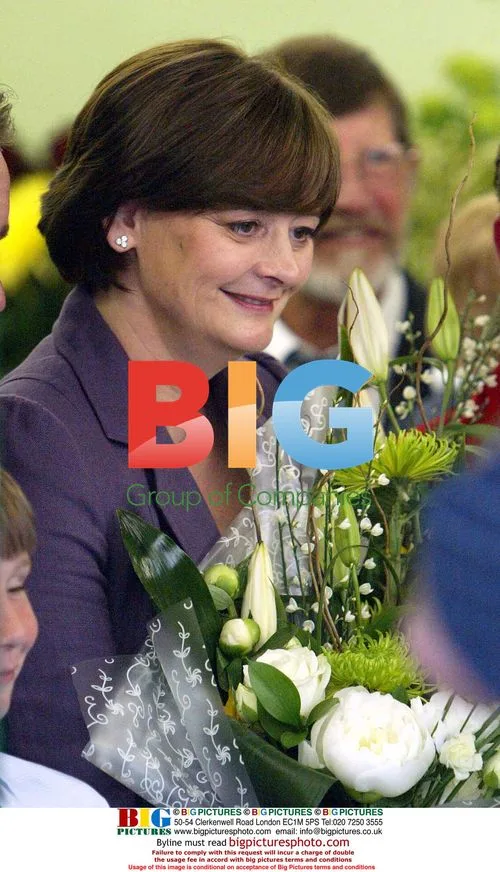 Cherie Blair opens The Daisy Chain flower shop
