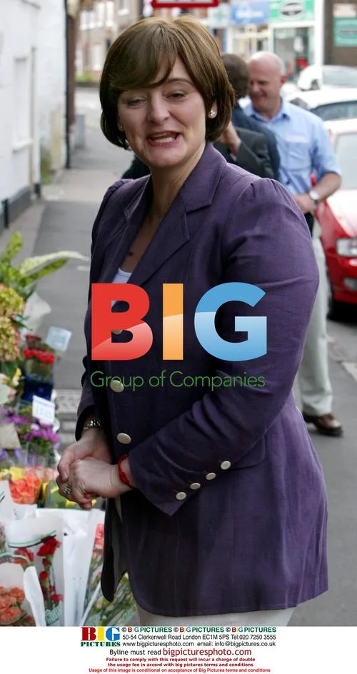 Cherie Blair Opens Flower Shop in Princes Risborough