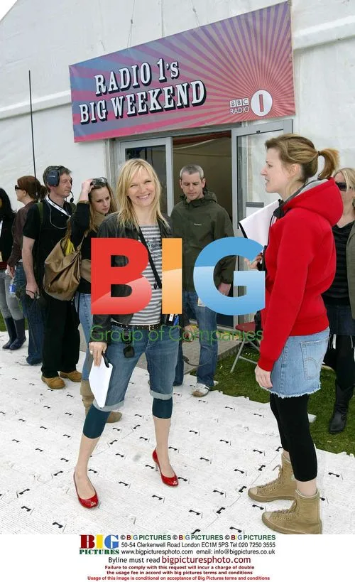 DJ Jo Whiley at Radio 1 Big Weekend in Dundee