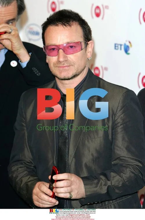 Bono and Bobby Shriver unveil Motorola RED phone