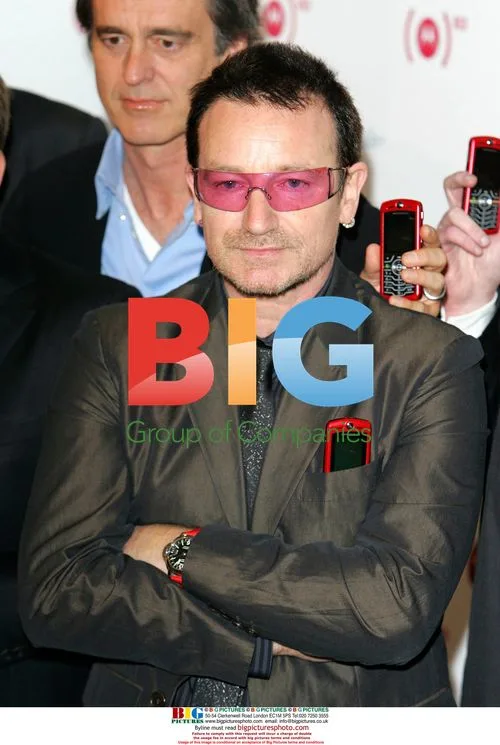 Bono and Bobby Shriver unveil Motorola RED