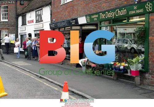 Cherie Blair opens flower shop in Reading